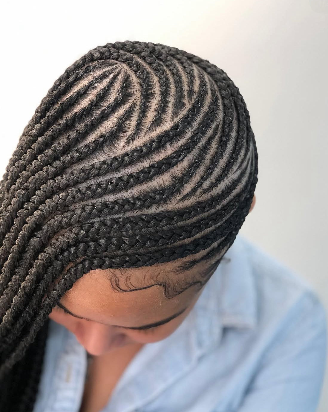 Mohawk/ Lemonade Braids/ Half Layer + Knotless